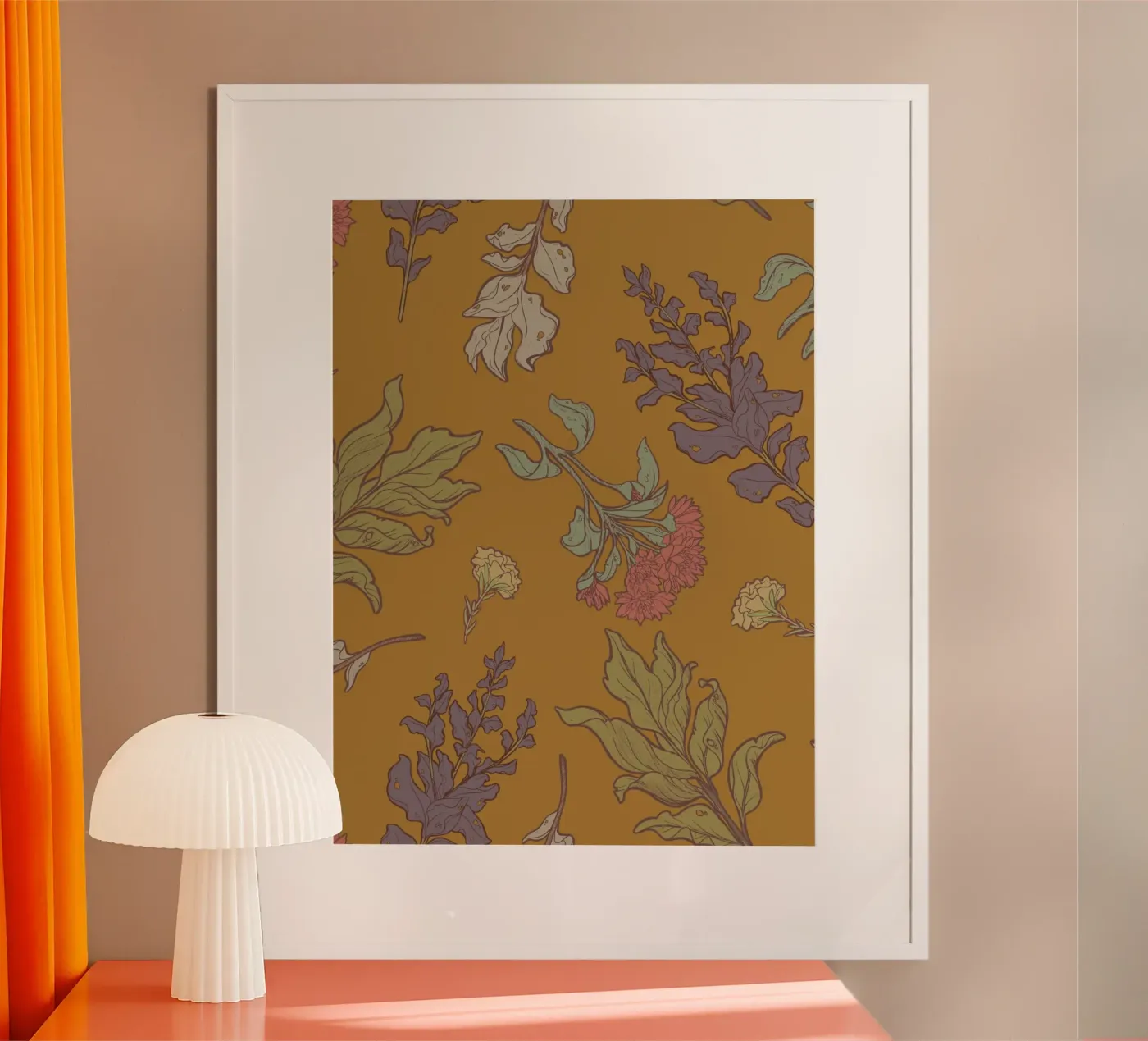 FLORAL PATTERN #2 poster van SMRT STUDIO