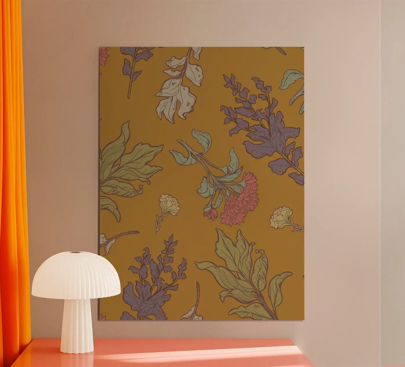 FLORAL PATTERN #2 poster van SMRT STUDIO