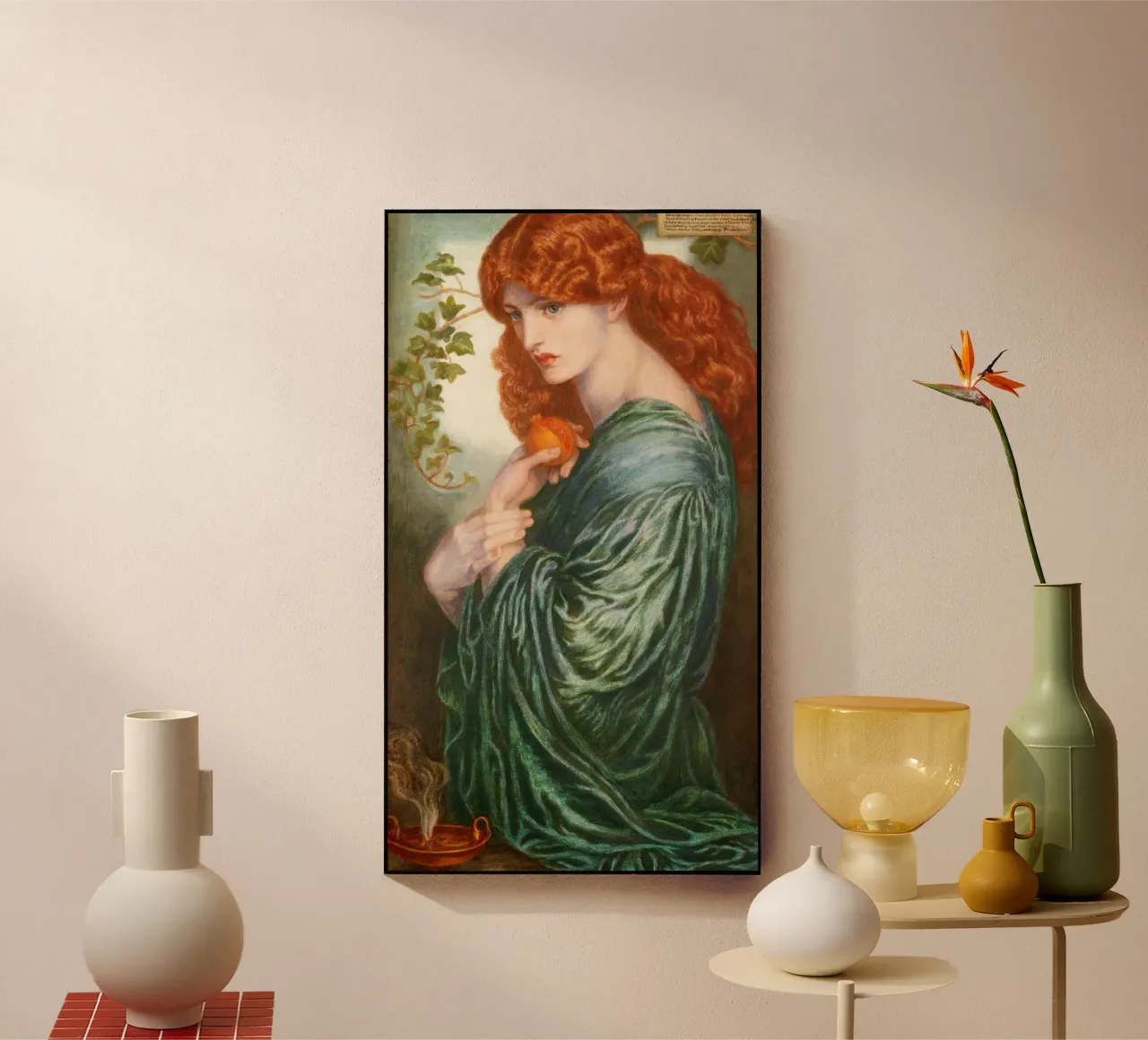Dante Gabriel Rossetti's Proserpine plexiglass da Venus Art