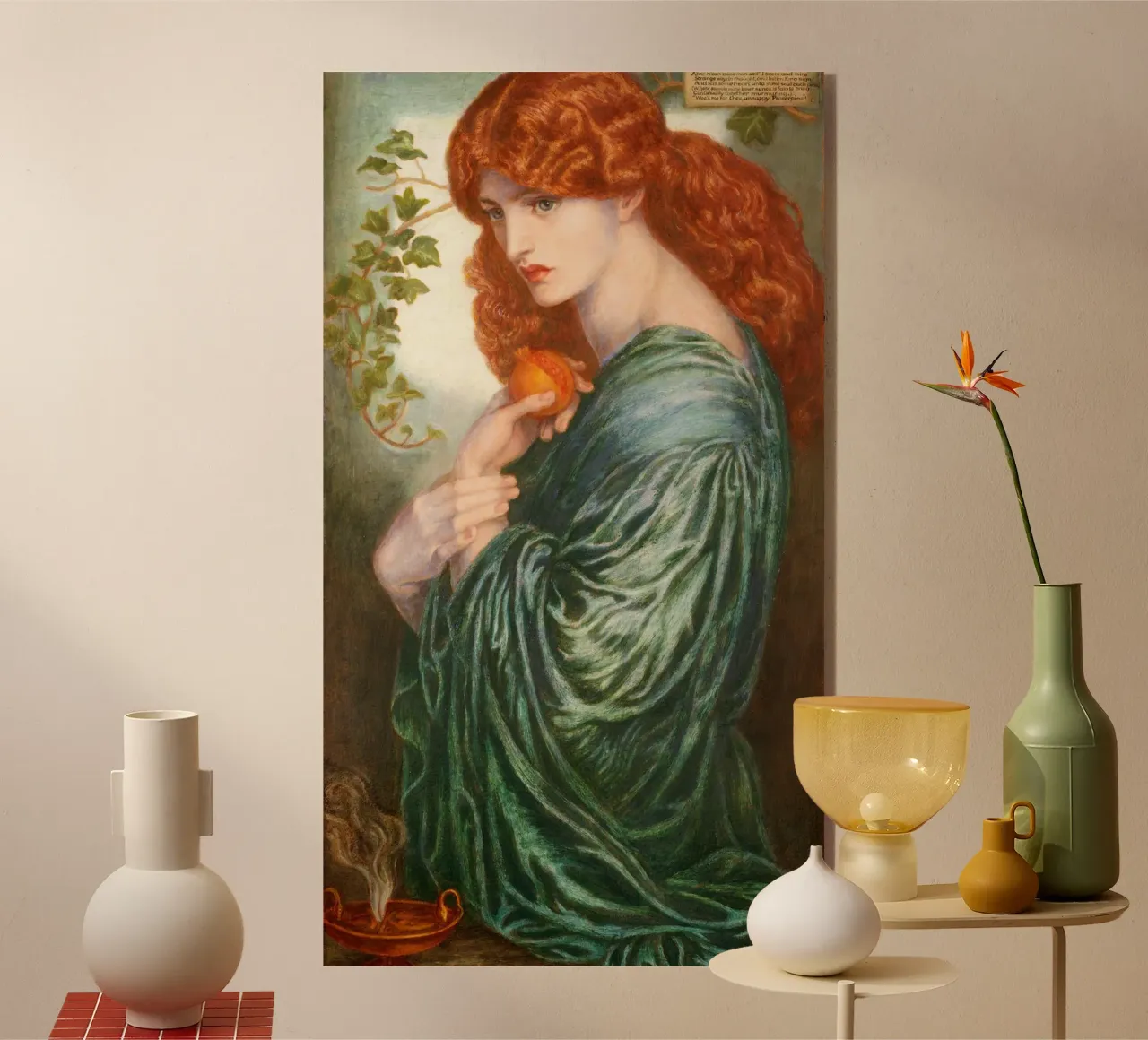 Dante Gabriel Rossetti's Proserpine plexiglass da Venus Art