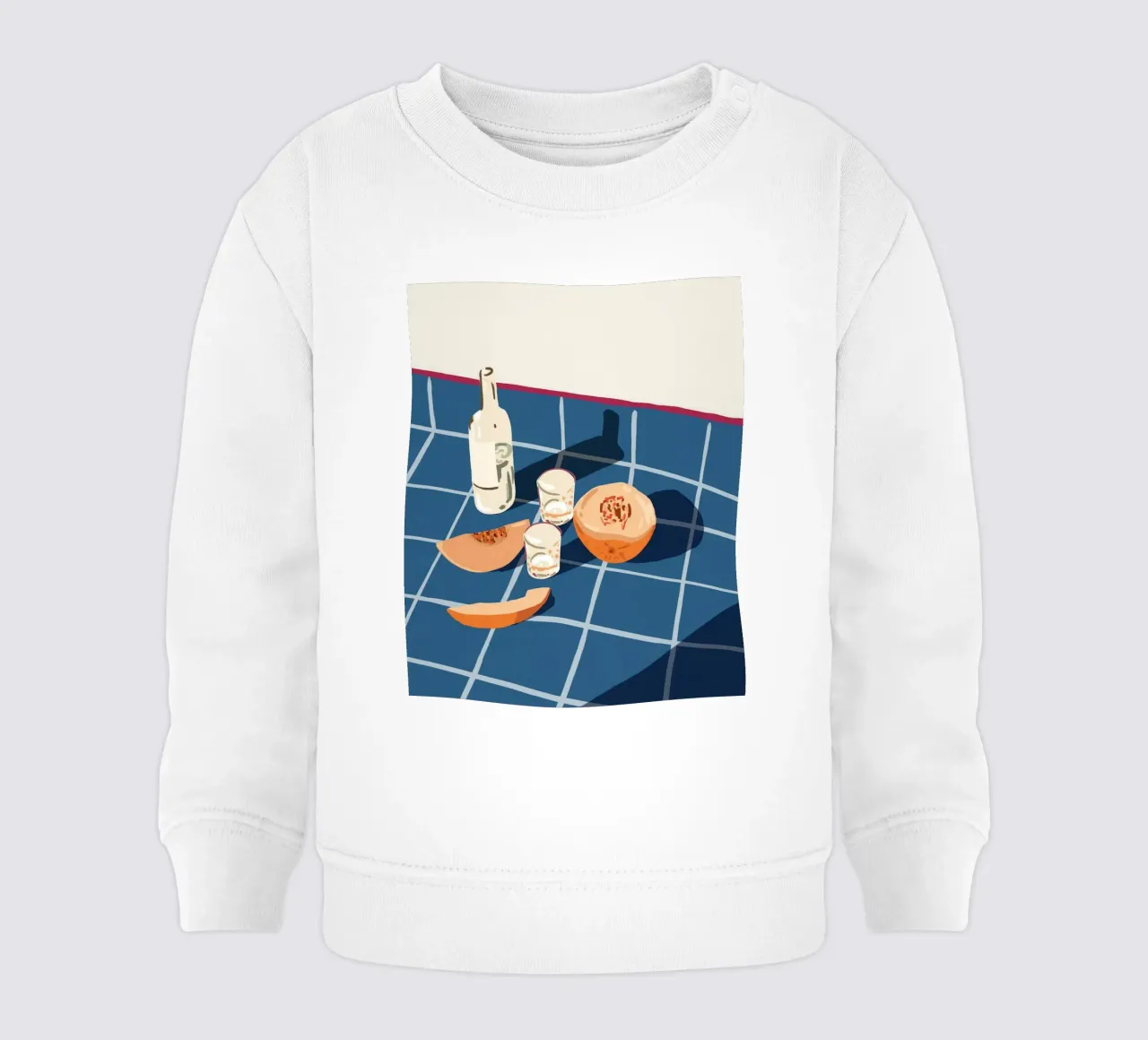 Melon Vodka Shots& Sunlight Dreams, un brindisi ai giorni spensierati felpa neonato da 83oranges
