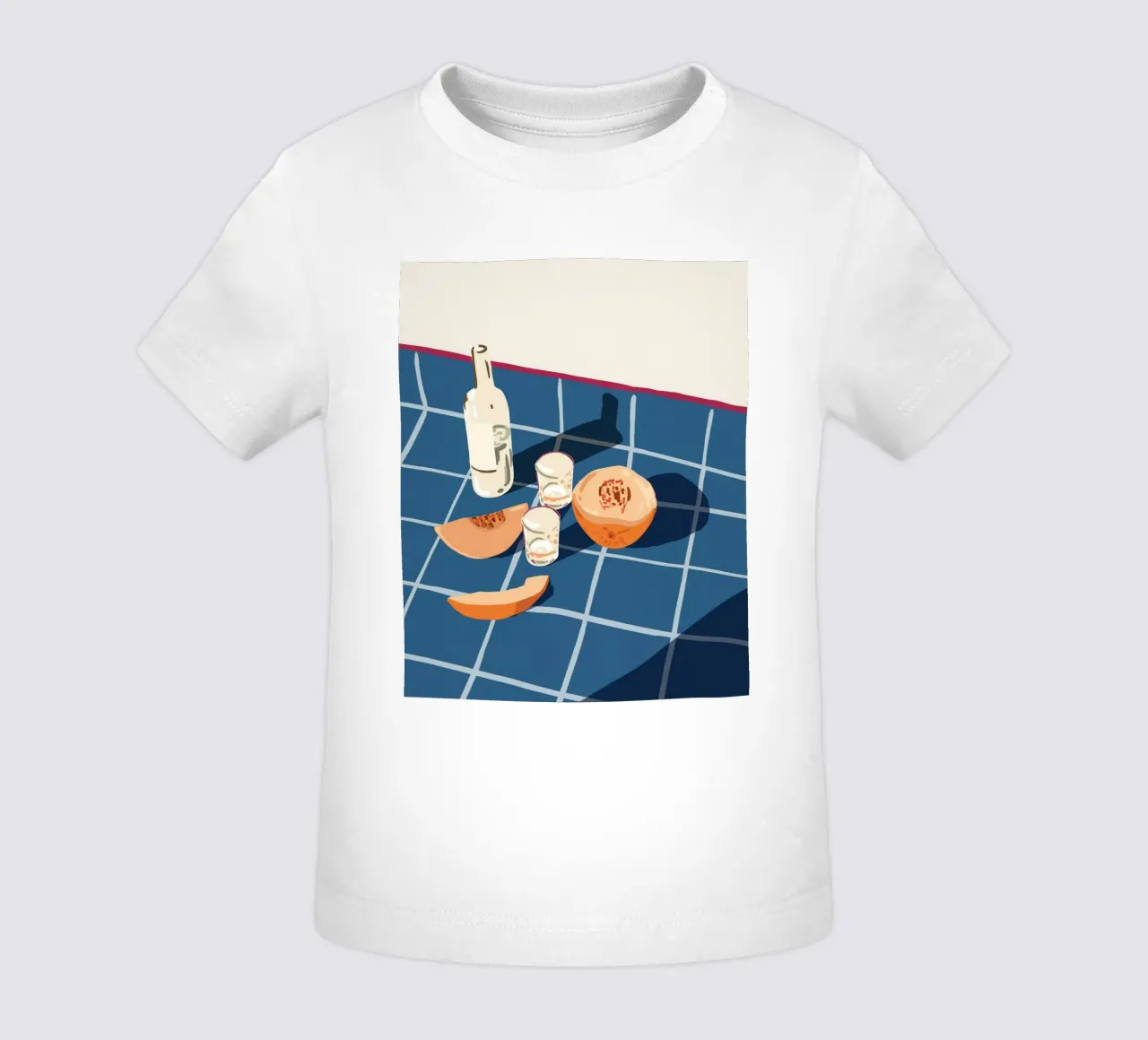 Melon Vodka Shots& Sunlight Dreams, un brindisi ai giorni spensierati maglietta neonato da 83oranges