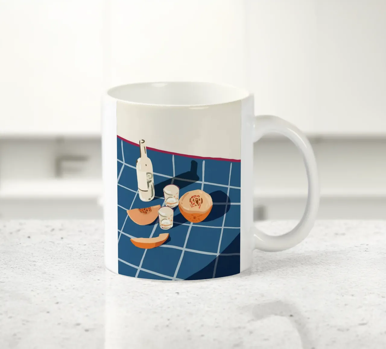 Melon Vodka Shots& Sunlight Dreams, un brindisi ai giorni spensierati tazza in ceramica da 83oranges