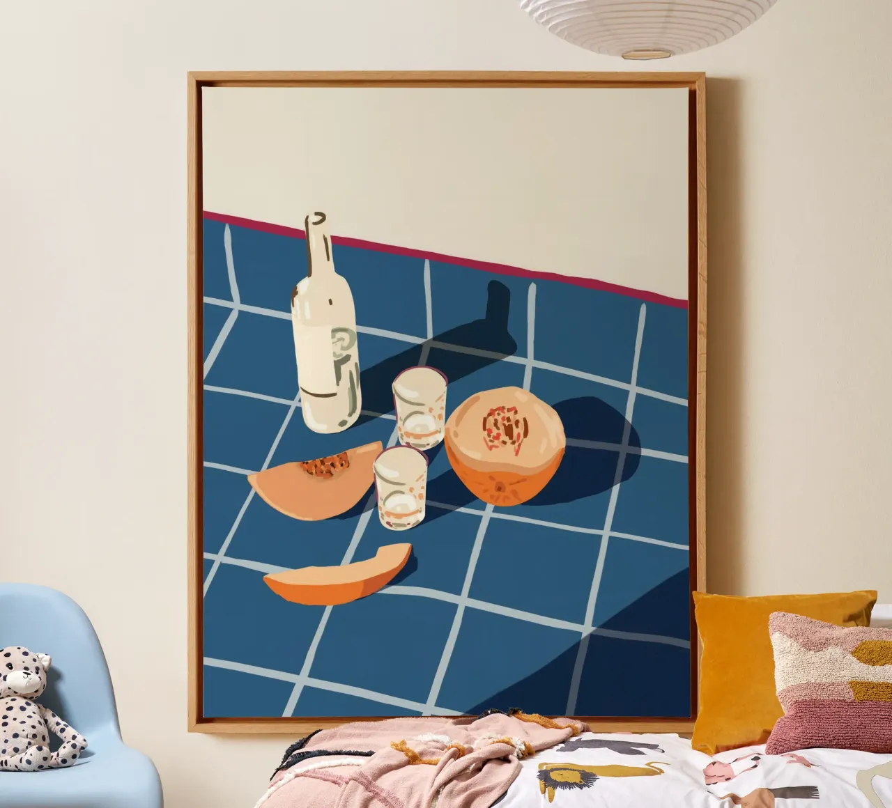Melon Vodka Shots& Sunlight Dreams, A Toast To Carefree Days canvas by 83oranges