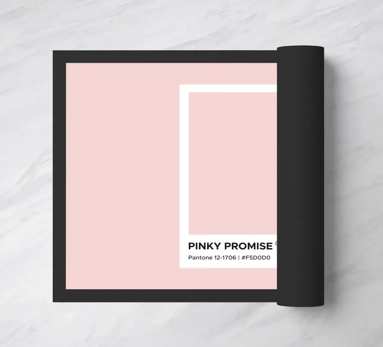Promessa rosa Pantone zerbino da Paigaam Studio