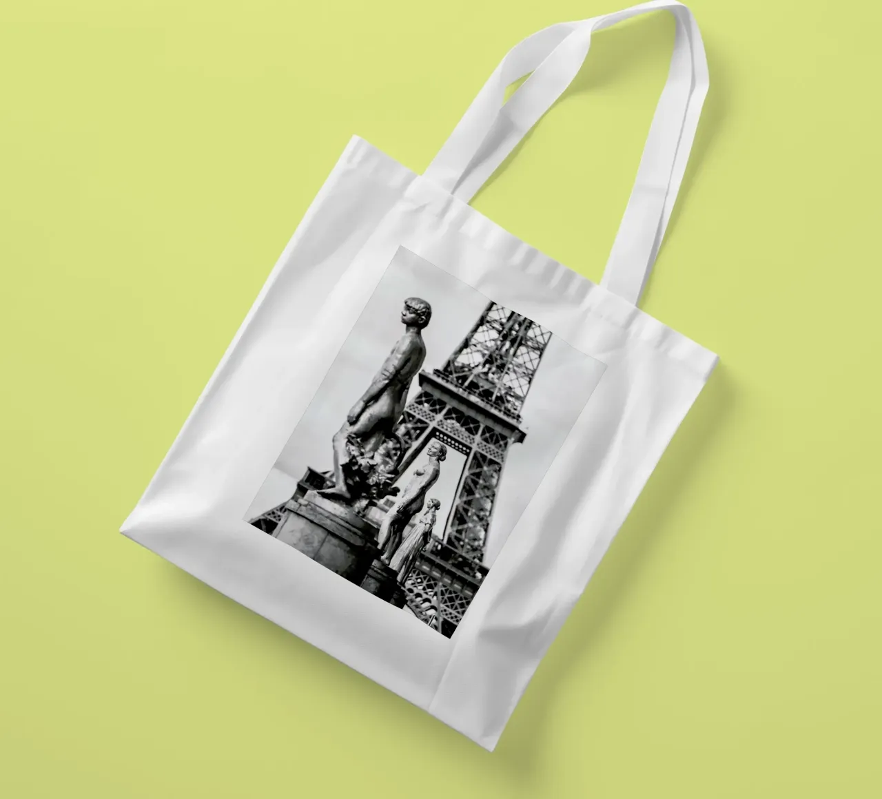 Tour Eiffel Trocad‚Ro borsa in juta da Magdalena Martin Photography