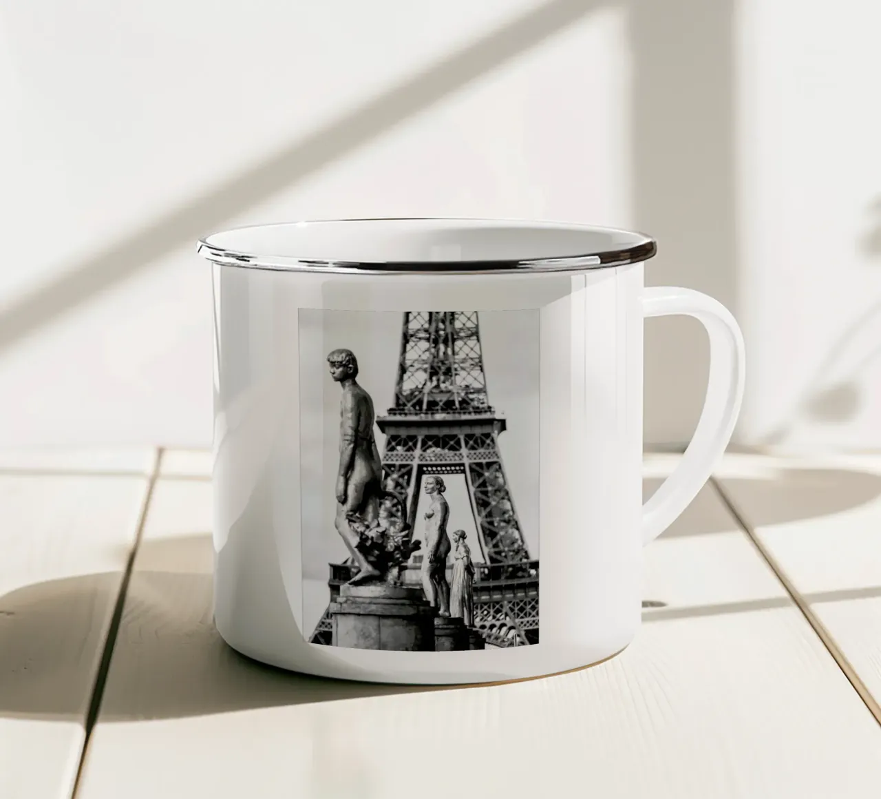 Tour Eiffel Trocad‚Ro tazza in smalto da Magdalena Martin Photography