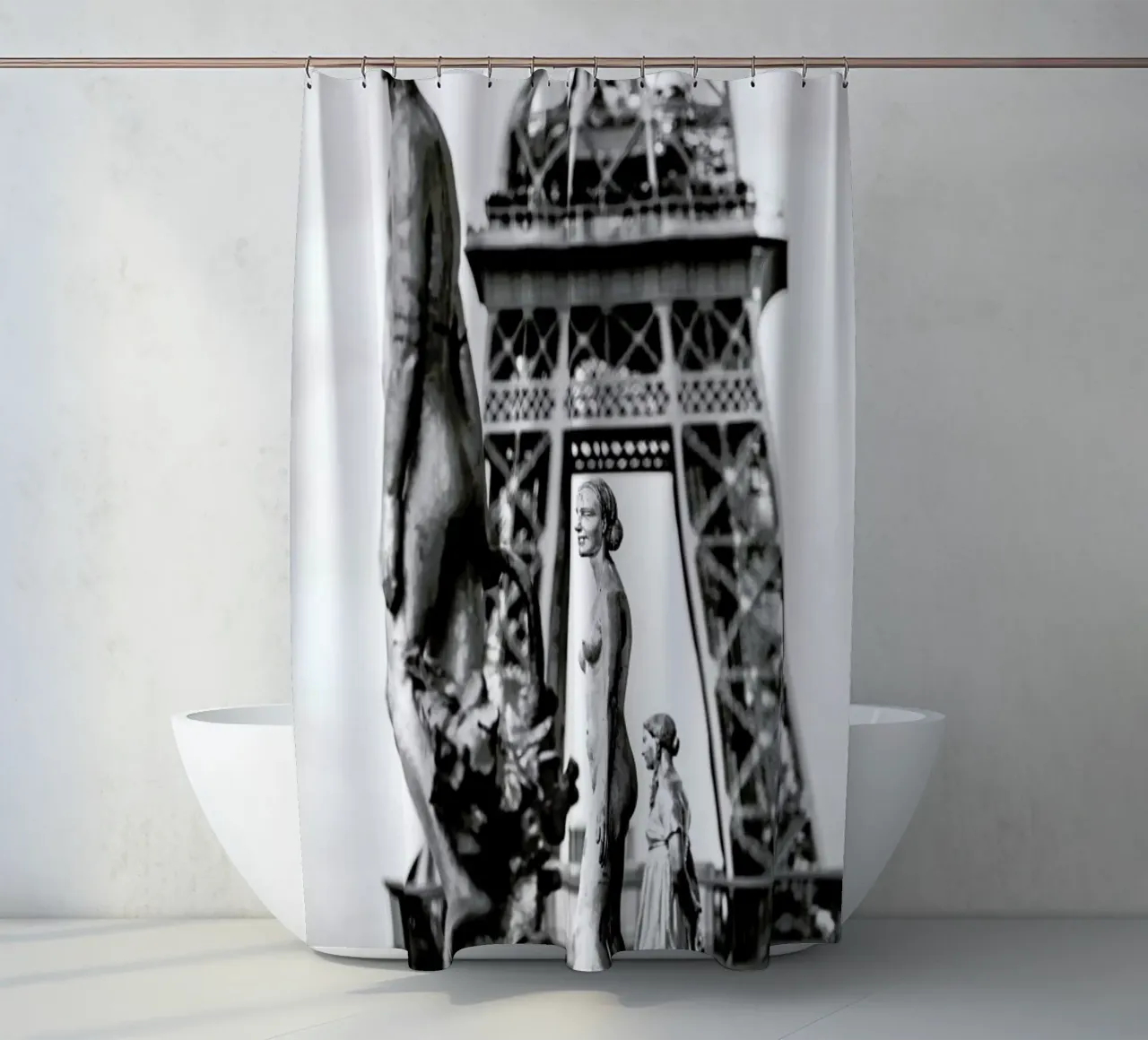 Tour Eiffel Trocad‚Ro tenda da doccia da Magdalena Martin Photography
