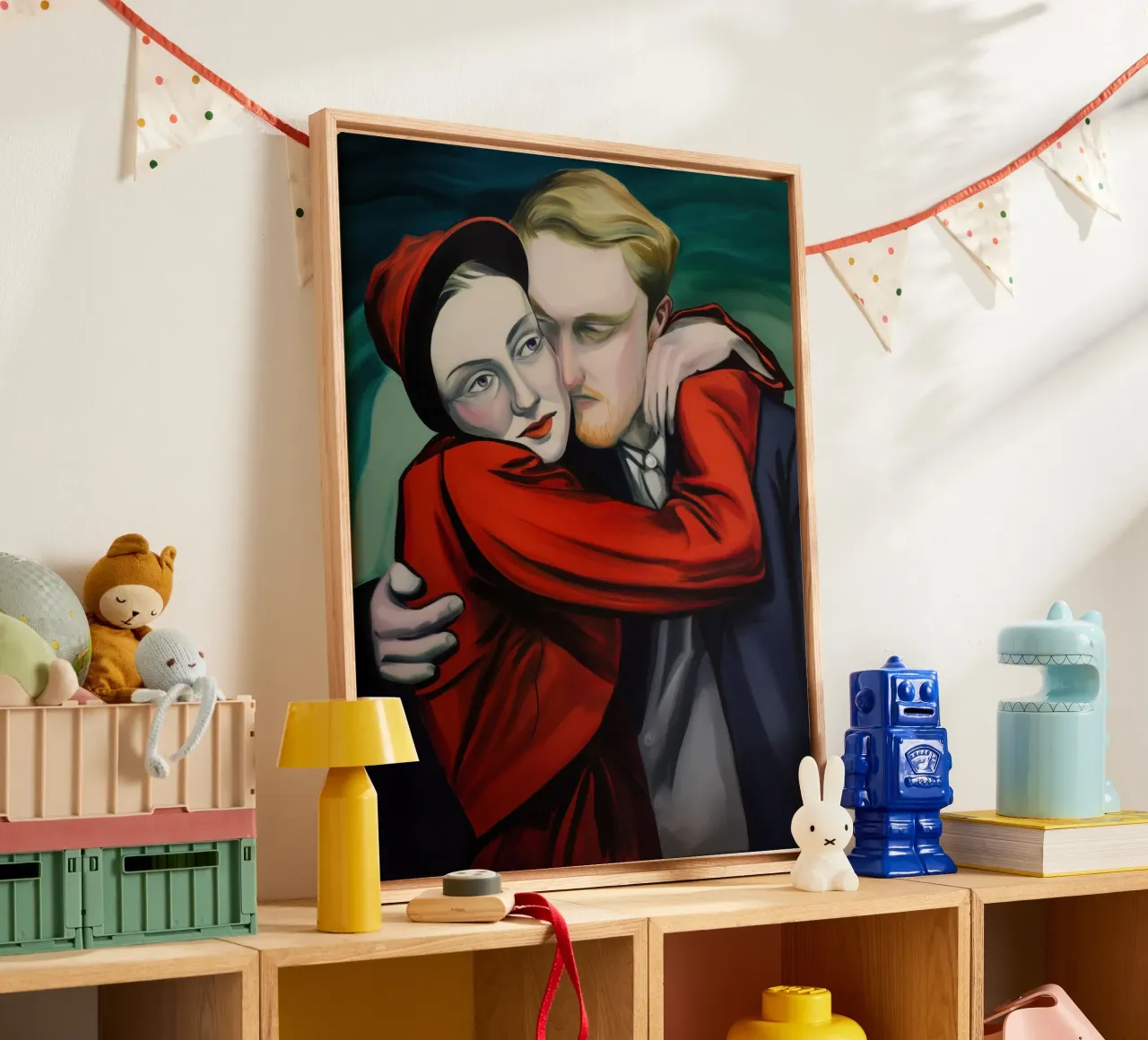 Sull'amore in tempi incerti | Quadro su tela, 2025 tela da Autofocus