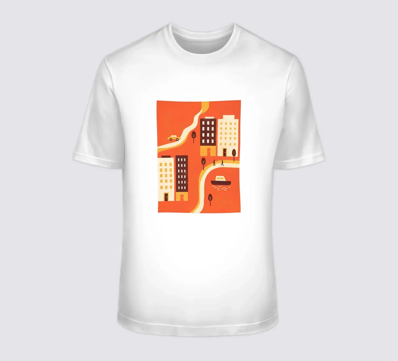 City And Ship View t-shirt by THE LATEST SHOP