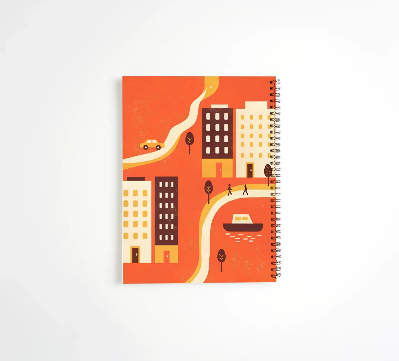 City And Ship View spiral notebook by THE LATEST SHOP