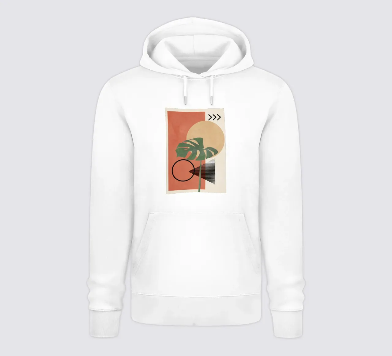 Nature Geometry I felpa con cappuccio da cityart