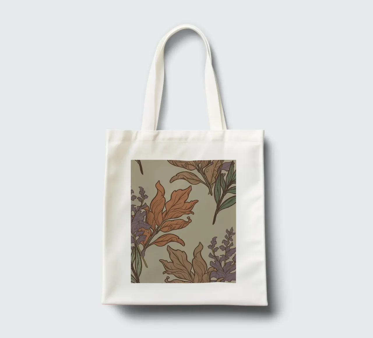 FLORAL PATTERN #3 borsa in juta da Einfach Uebel
