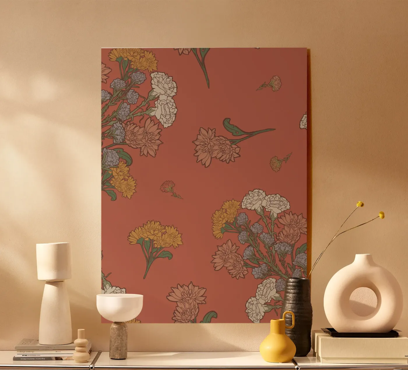 FLORAL PATTERN #4 acrylic glass by SMRT STUDIO