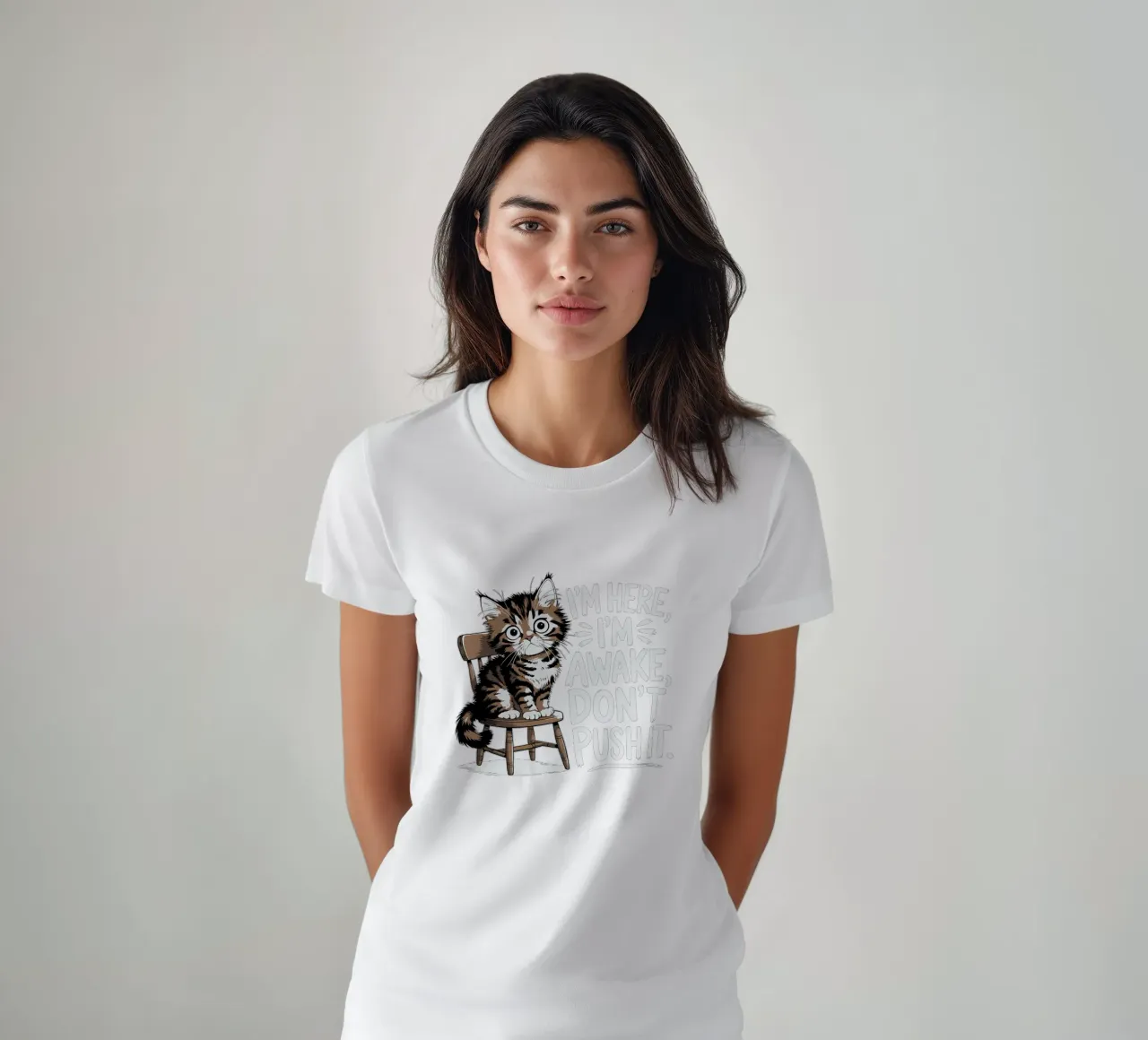 I'm here, I'm awake, don't push it camiseta de edsonramosart