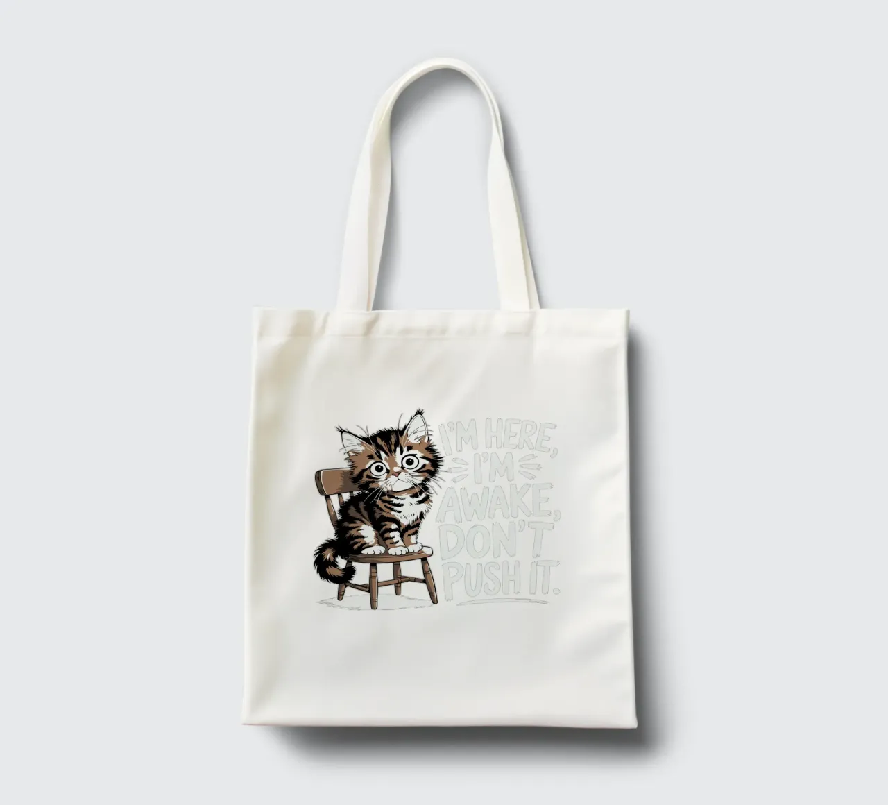 I'm here, I'm awake, don't push it borsa in juta da edsonramosart