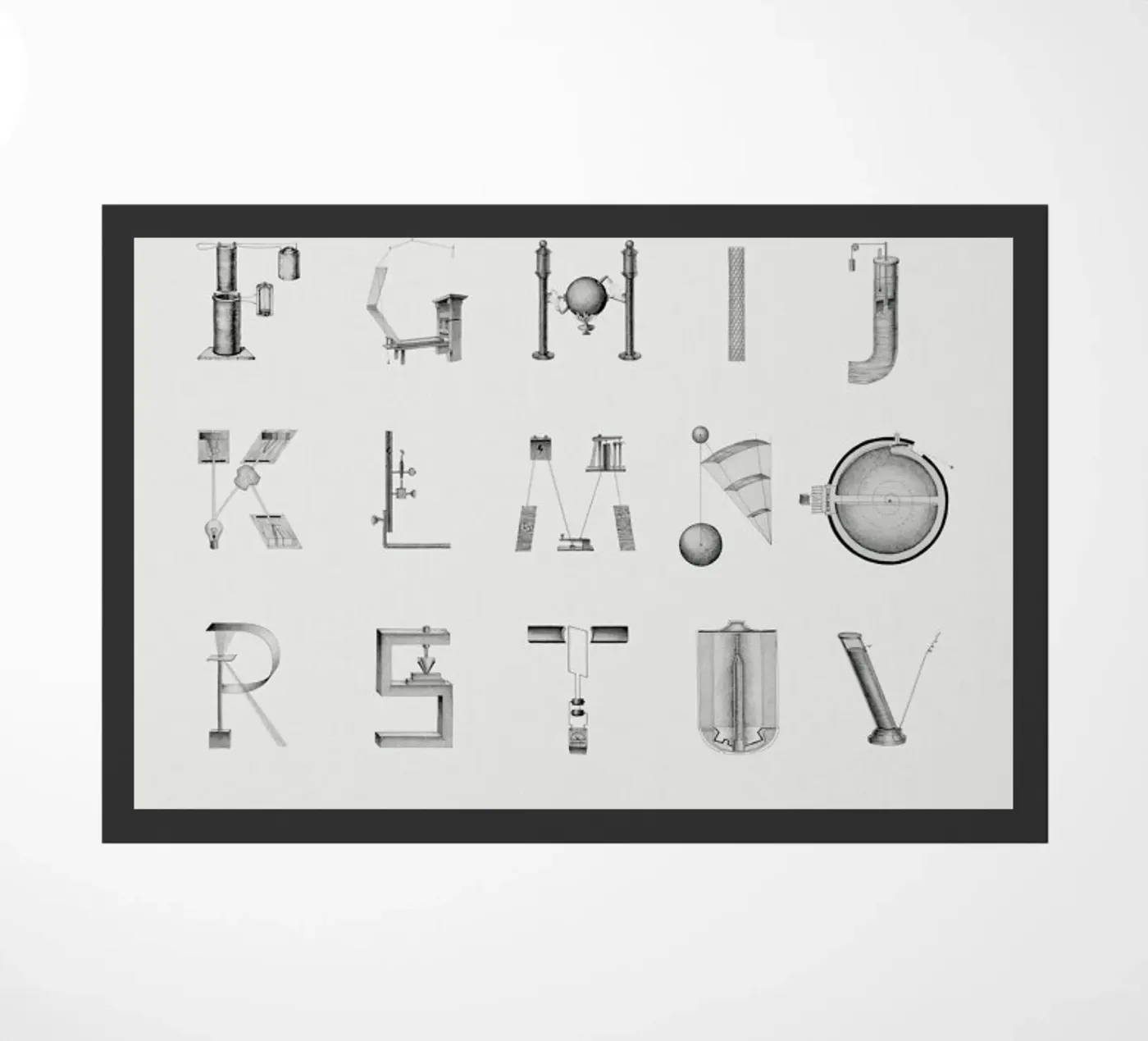 Science letters deurmat van Khyati Trehan