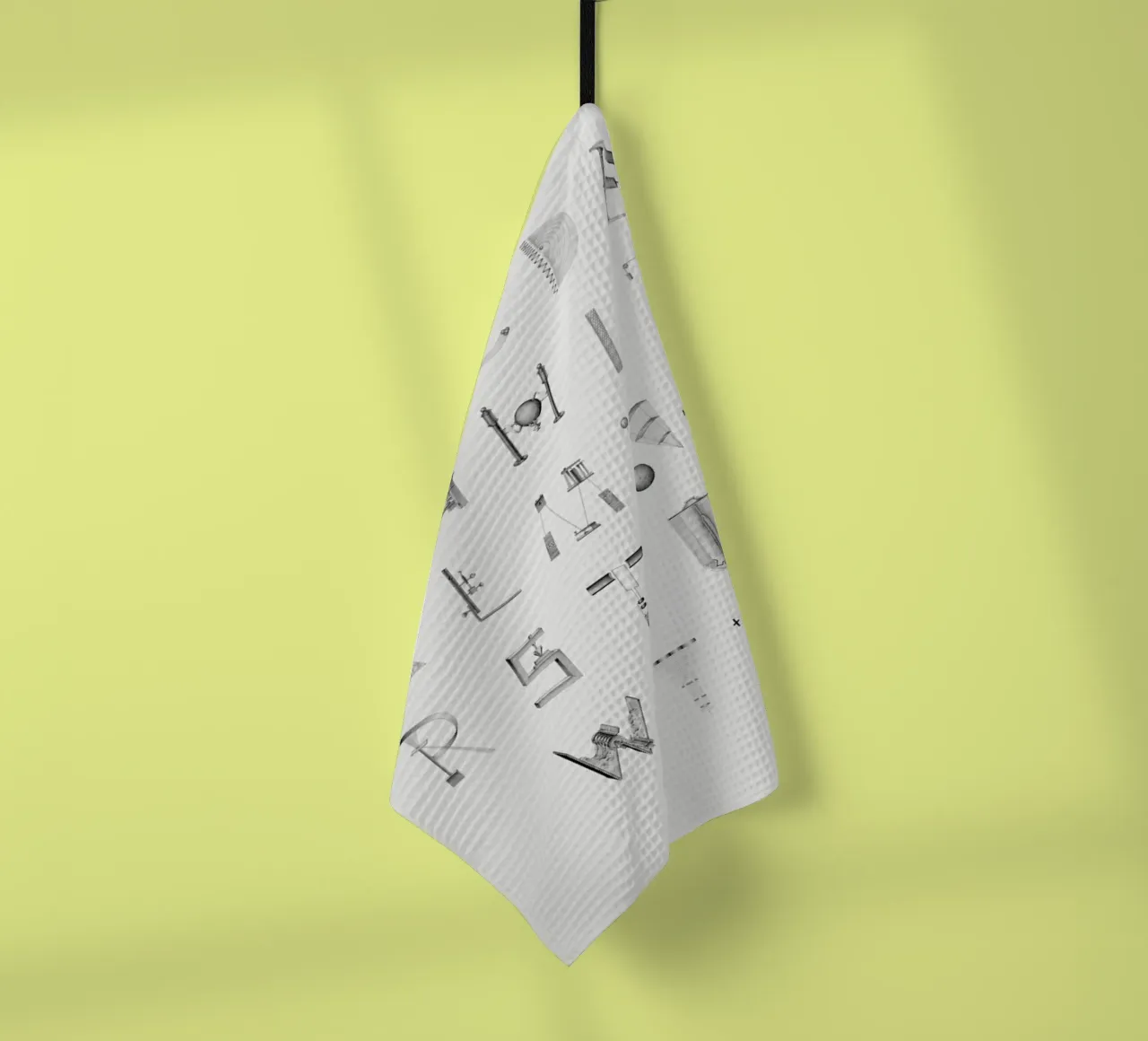 Science letters Geschirrtuch von Khyati Trehan