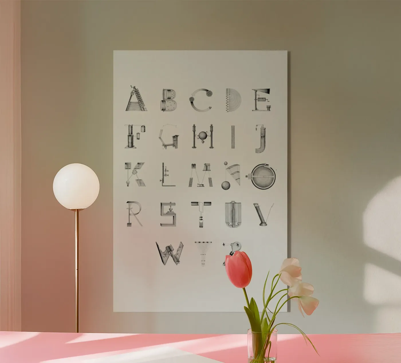 Science letters plexiglass da Khyati Trehan