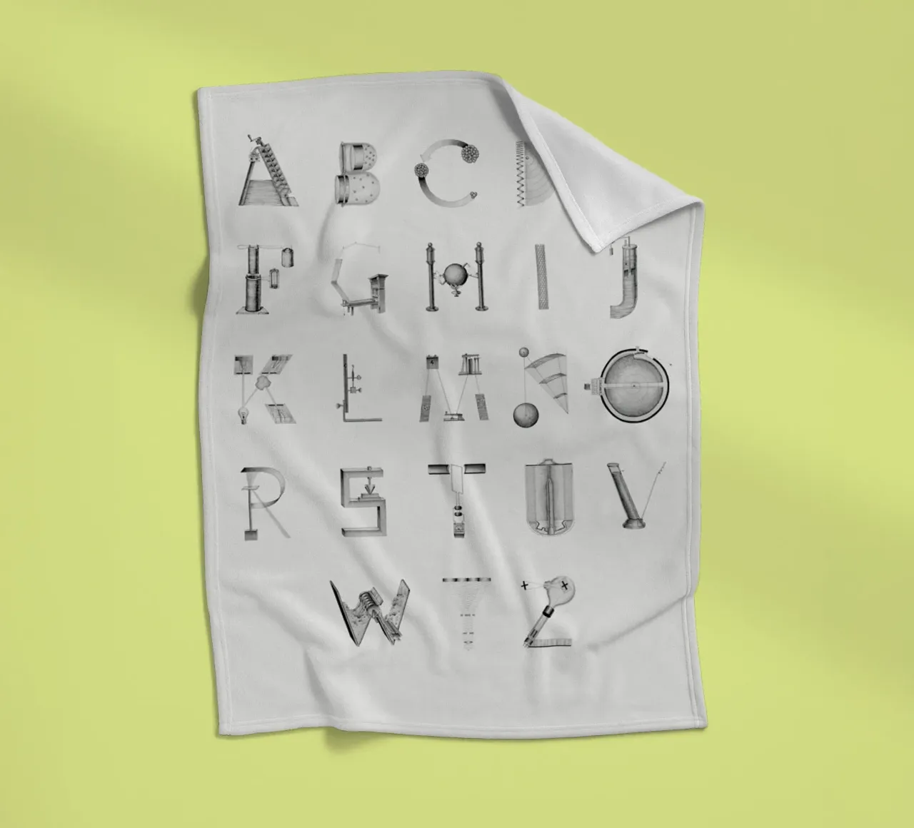 Science letters Fleecedecke von Khyati Trehan