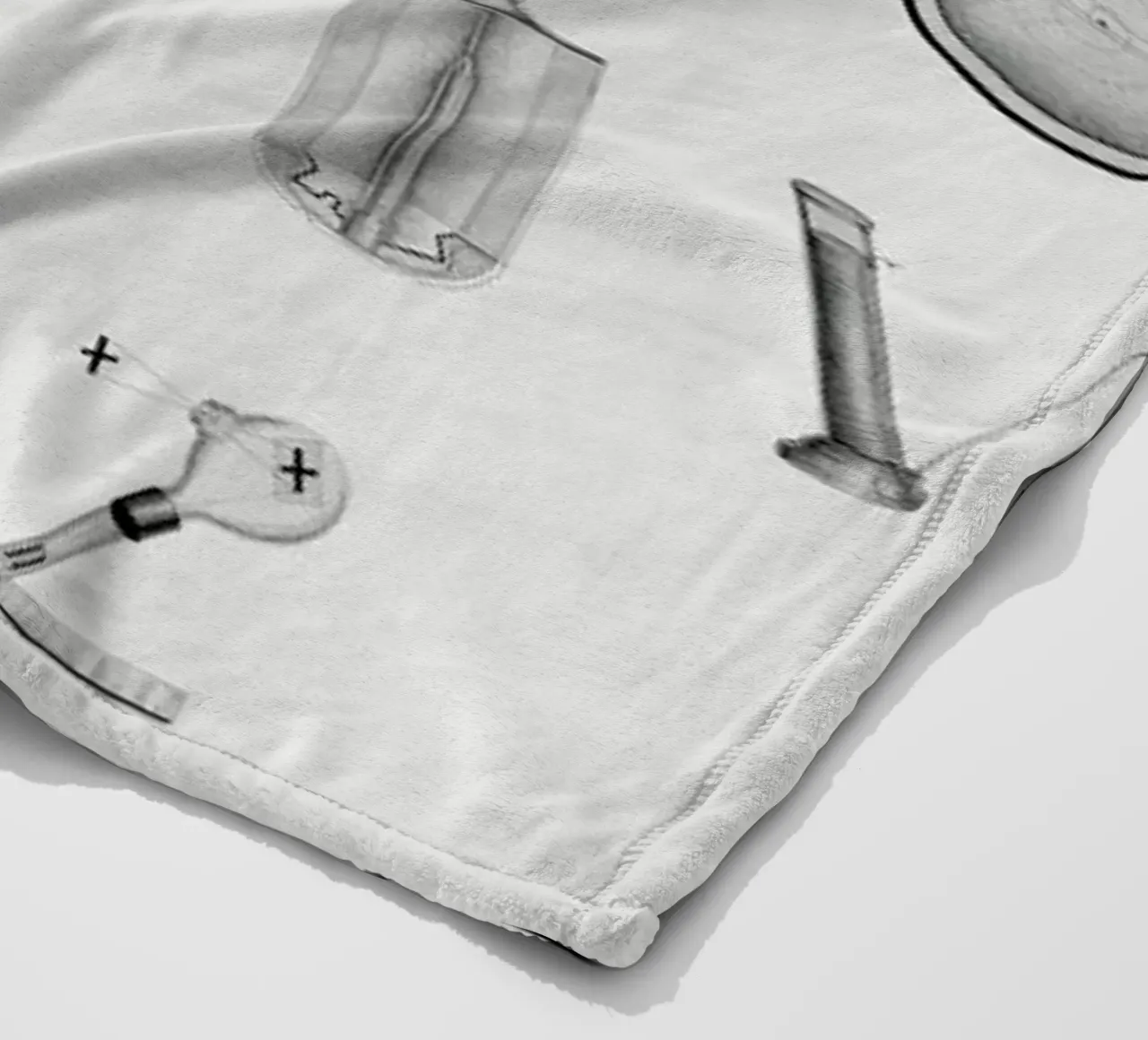 Science letters Fleecedecke von Khyati Trehan