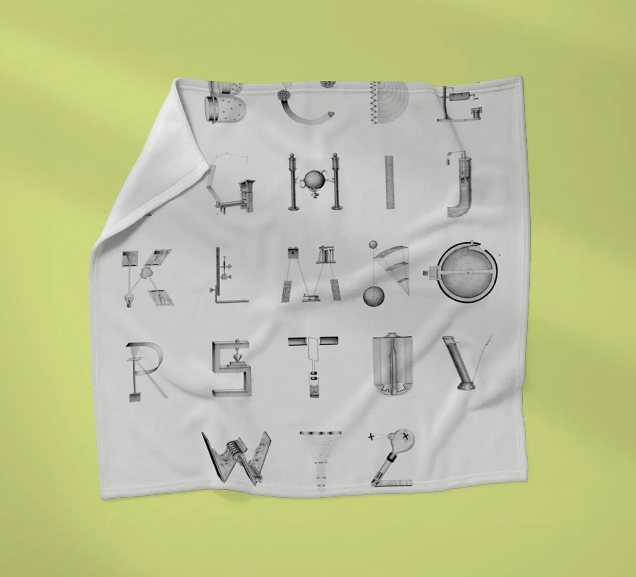 Science letters Fleecedecke von Khyati Trehan