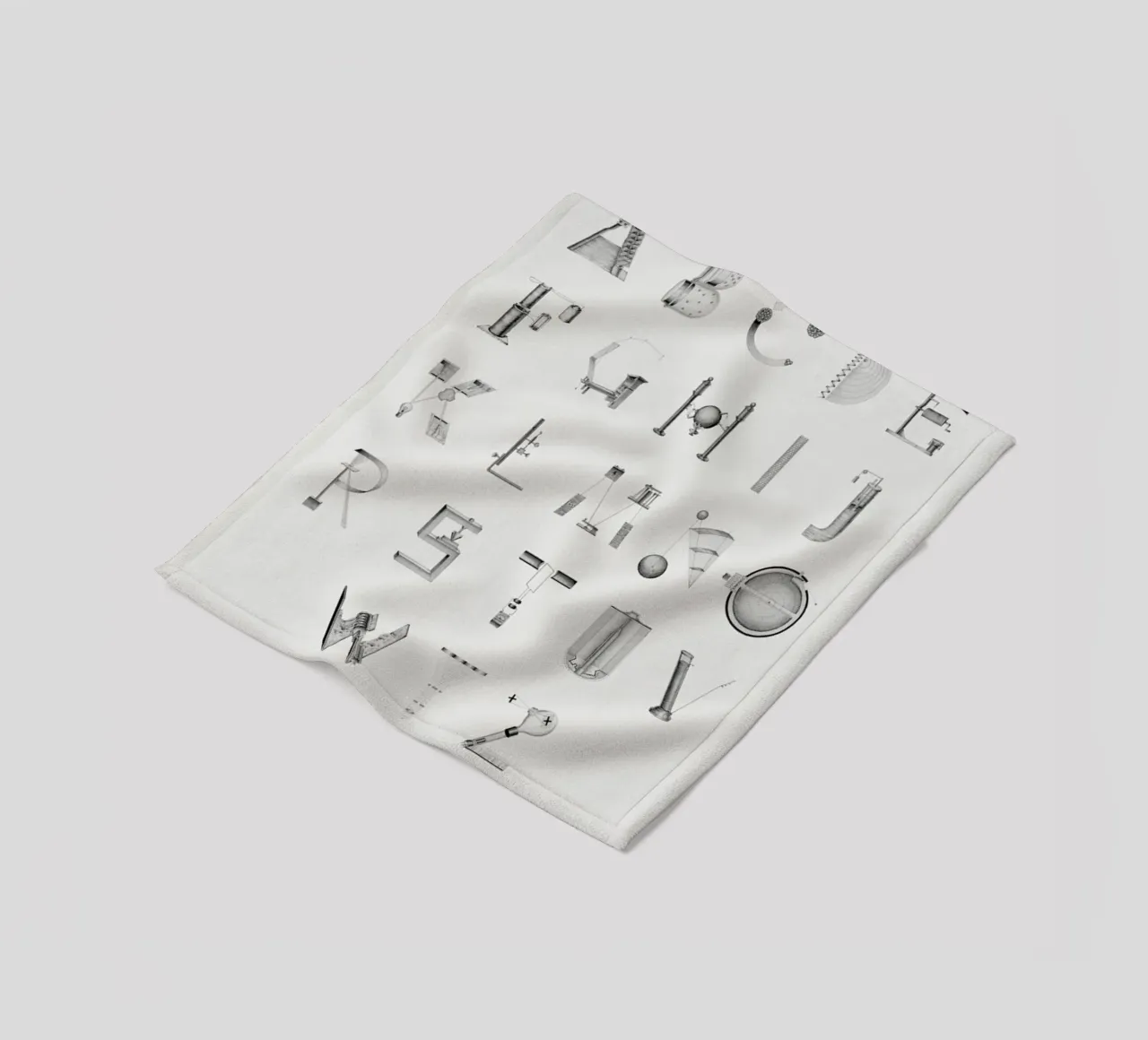 Science letters Fleecedecke von Khyati Trehan