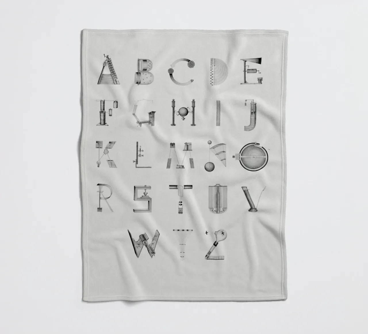 Science letters Fleecedecke von Khyati Trehan