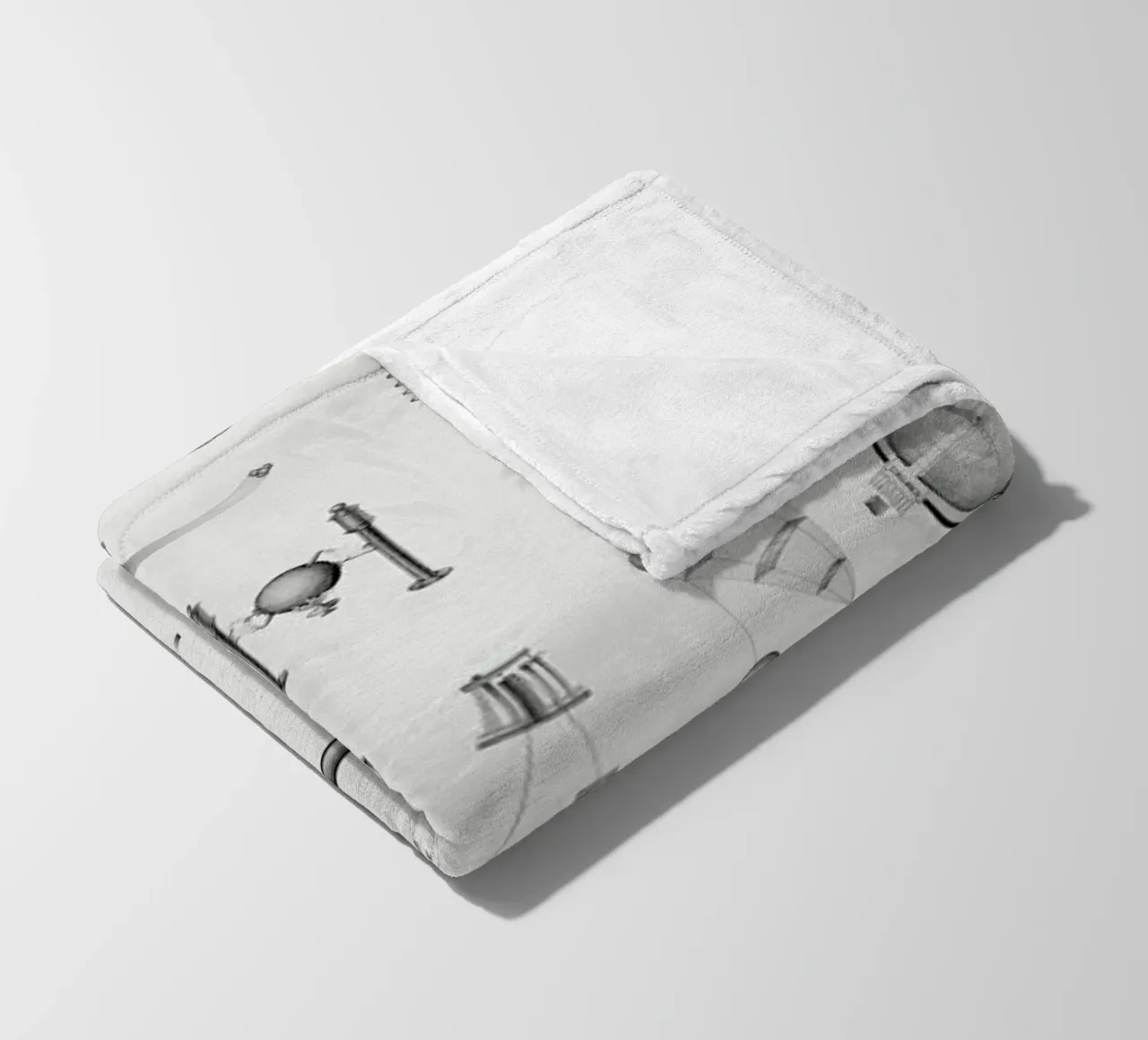 Science letters Fleecedecke von Khyati Trehan