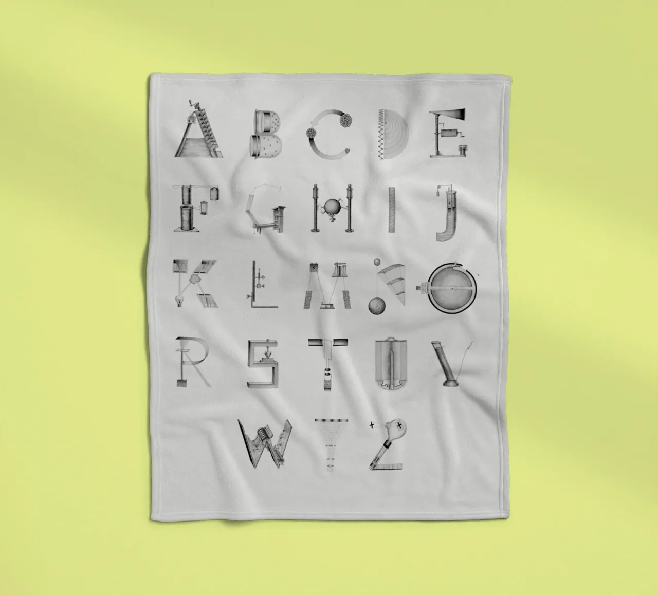 Science letters Fleecedecke von Khyati Trehan