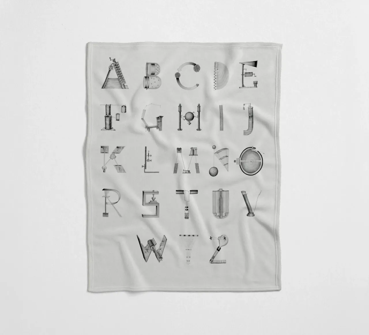 Science letters Fleecedecke von Khyati Trehan