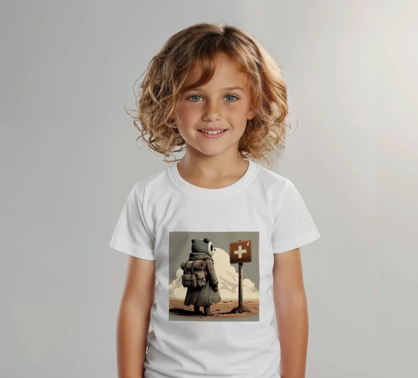 LOST BEAR t-shirt bambini da SMRT STUDIO