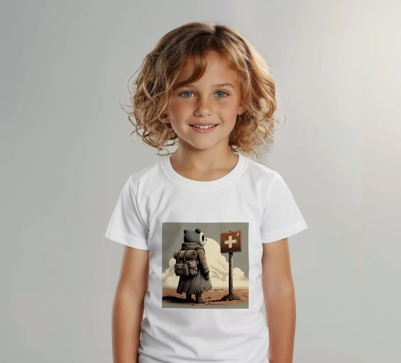 LOST BEAR t-shirt bambini da SMRT STUDIO