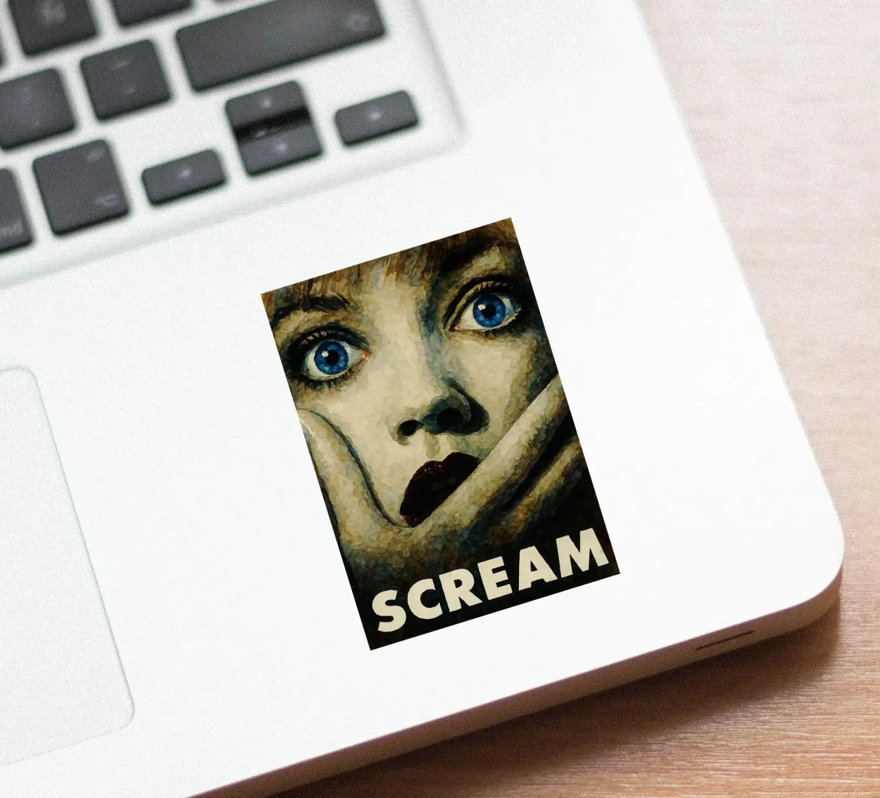 scream repainting imagination sticker by SIQAYA