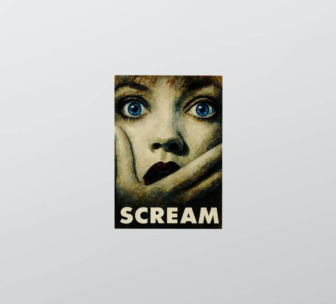 scream repainting imagination sticker by SIQAYA
