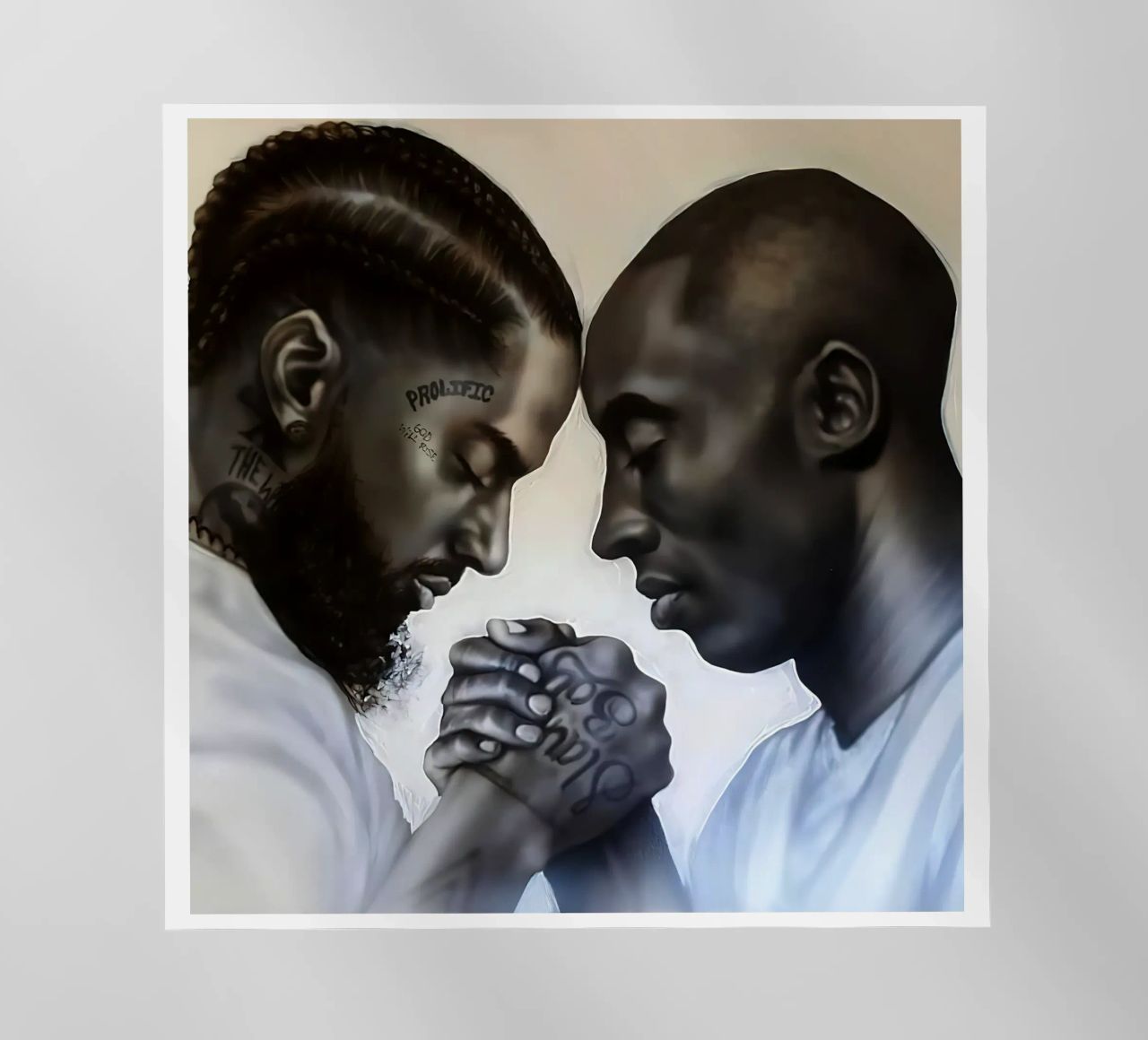 Nipsey Hussle e Kobe Bryant pellicola backlit da Fewasyes