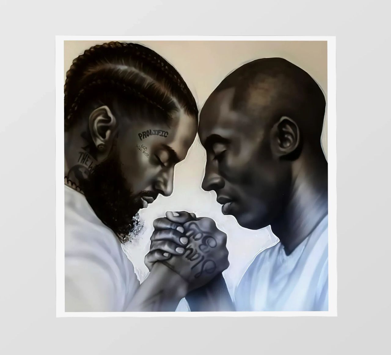 Nipsey Hussle e Kobe Bryant pellicola backlit da Fewasyes