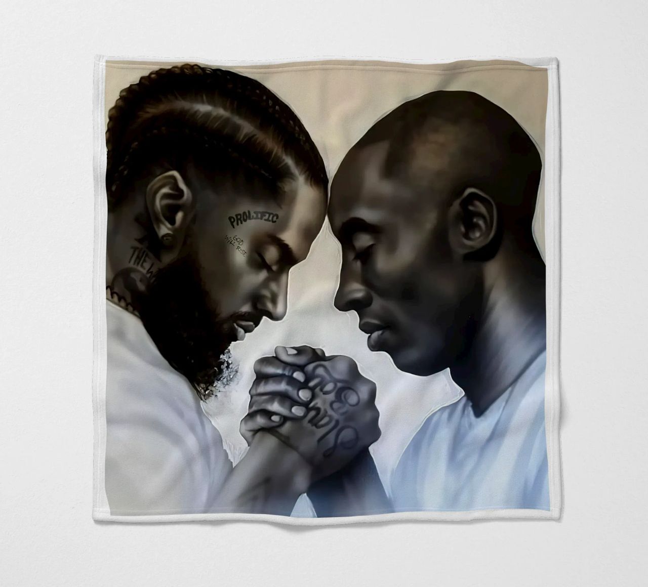 Nipsey Hussle e Kobe Bryant coperta in pile da Fewasyes