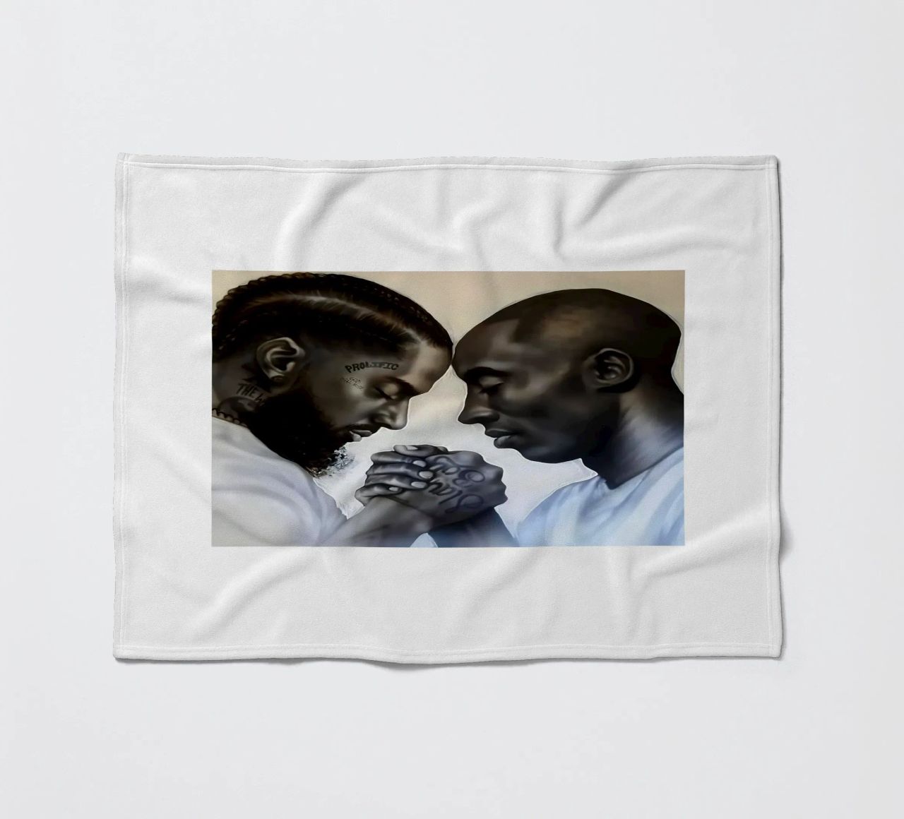Nipsey Hussle e Kobe Bryant coperta in pile da Fewasyes