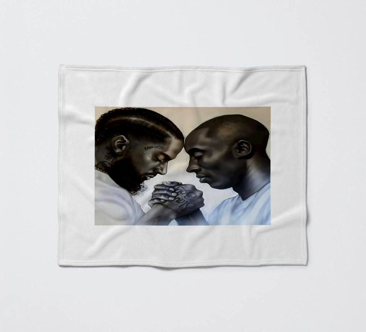 Nipsey Hussle e Kobe Bryant coperta in pile da Fewasyes