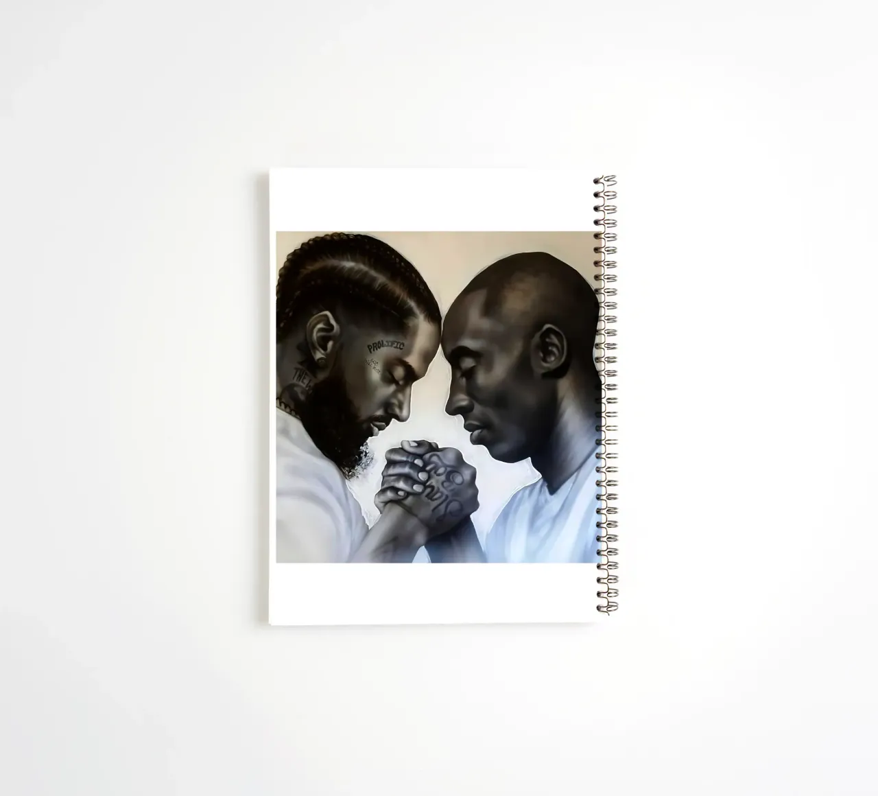 Nipsey Hussle et Kobe Bryant carnet à spirale de Fewasyes