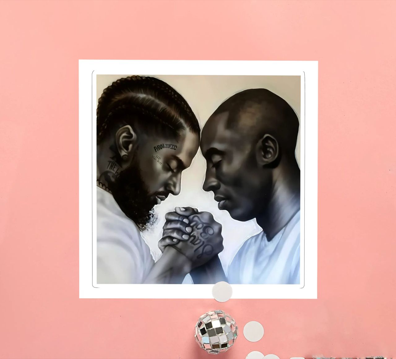 Nipsey Hussle e Kobe Bryant adesivo da Fewasyes