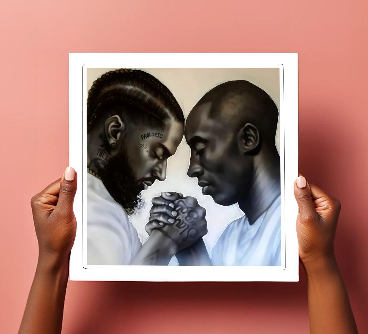 Nipsey Hussle e Kobe Bryant foglio adesivo da Fewasyes