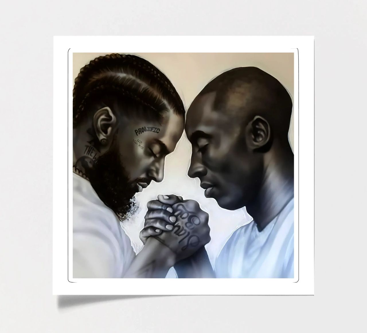 Nipsey Hussle e Kobe Bryant foglio adesivo da Fewasyes