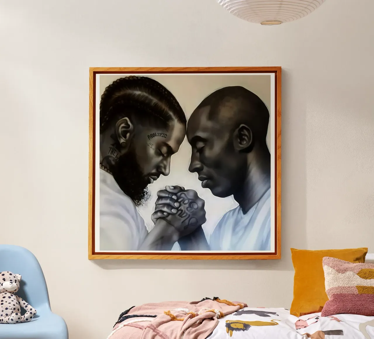 Nipsey Hussle und Kobe Bryant Acryl-Glas von Fewasyes