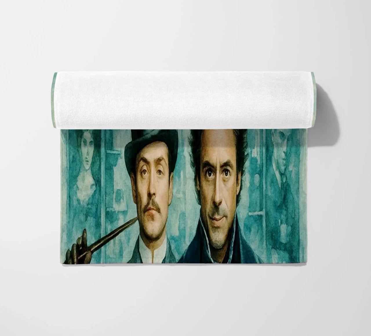 sherlock holmes ridipingere l'immaginazione telo mare da SIQAYA