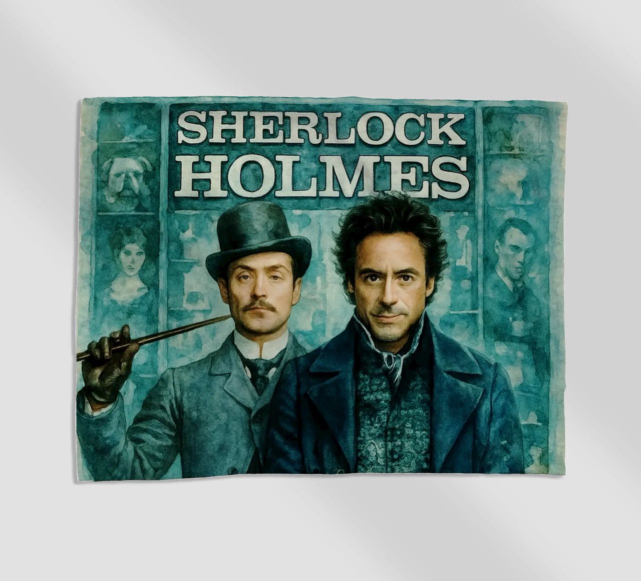 sherlock holmes ridipingere l'immaginazione telo mare da SIQAYA