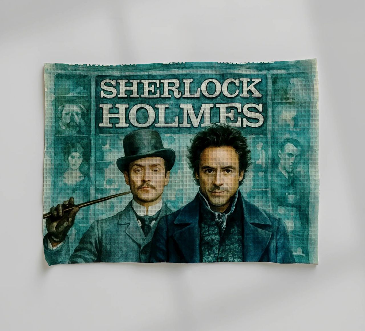 sherlock holmes repeindre l'imagination torchon de SIQAYA