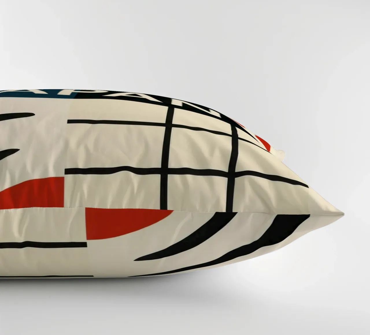 Japan - The minimalist essence of the Land of the Rising Sun decorative cushion by JETLAG | affiches voyage