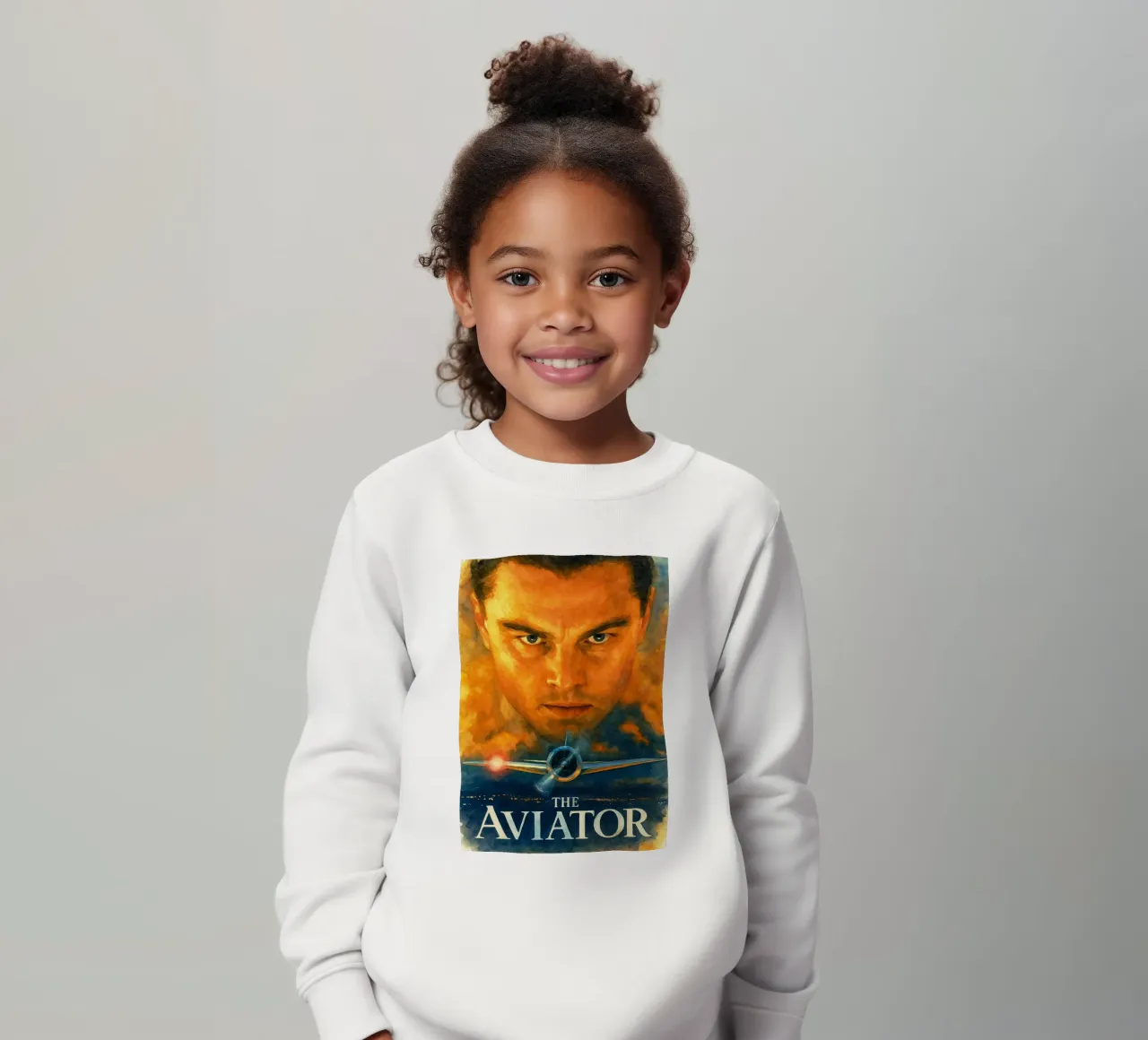 die Phantasie des Fliegers beim Umlackieren Kinder Sweatshirt von SIQAYA